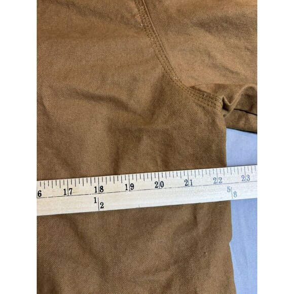 Wrangler Workwear Men's Size M (38-40) Zip Front Mesh Lined Jacket Tan Brown - Picture 4 of 7